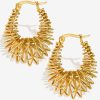 European And American Entry Lux Big Circle Earrings Women's High-grade Personalized Minority Design Geometric