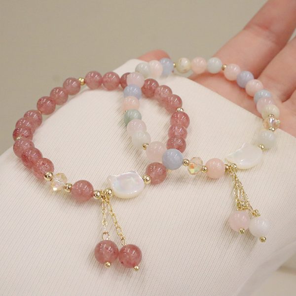 Women's Natural Crystal Bracelet Design