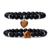 Natural Stone Couple Love Bracelet Suit