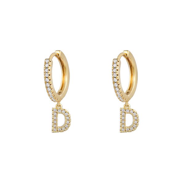 Women's Korean Style Small Earrings Half Circle