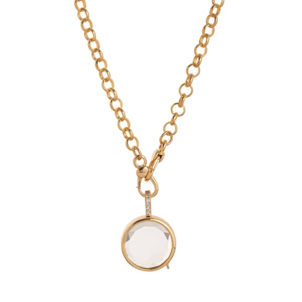 European And American Retro Personalized Glass Box Necklace