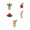Fruit Earrings Set Small  Ins Sweet Girl Heart Earrings