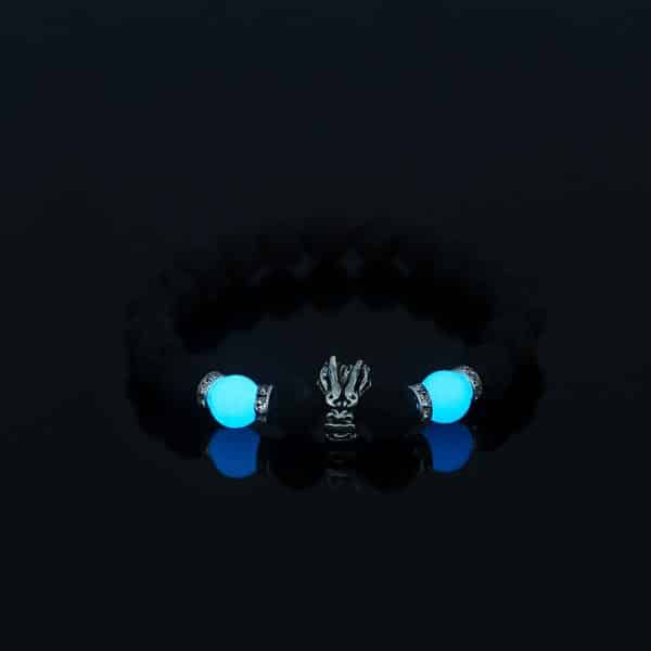 Volcanic Stone Luminous Bead Bracelet