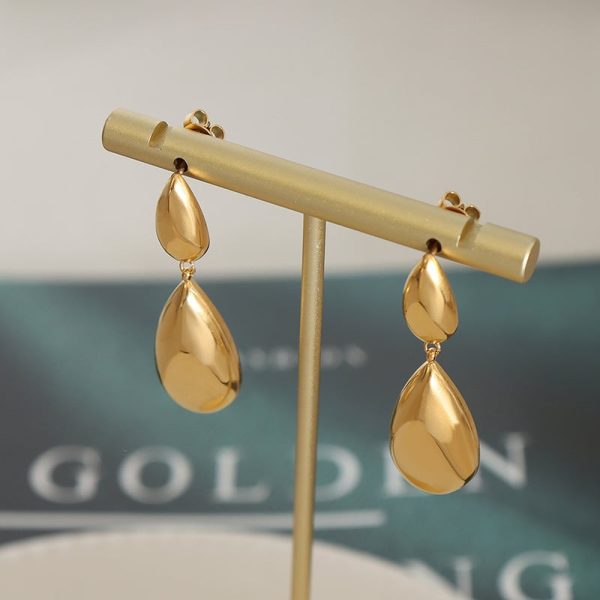 Women's Drop Stitching Pendant Earrings