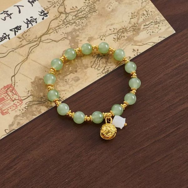Night Market Temple Fair Bracelet Colored Glaze New Chinese Bracelet