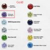 Zircon Contrast Color Necklace Clavicle Chain Light Luxury High-grade Birthday Stone