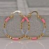 Simple Circle Personalized Earrings