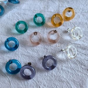 Fashion Niche Temperament Retro Circle Hollow All-match Earrings