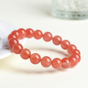 Natural South Red Cherry Red Agate Bracelet