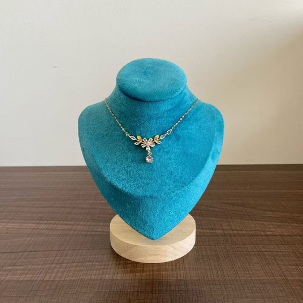 Wheat Laurel Goddess Zircon Clavicle Chain Necklace Female Fashion