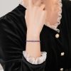 3mm Extremely Fine Lapis Lazuli Natural Crystal Bracelet