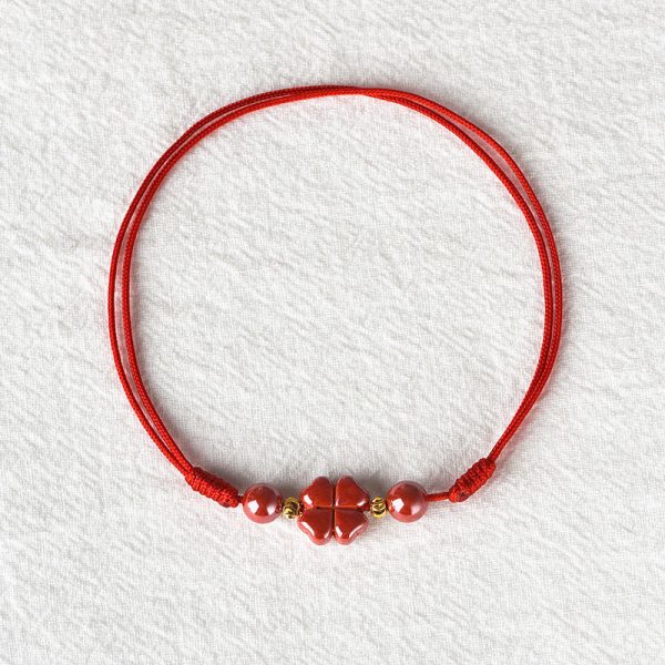 Fashion Personality Natural Cinnabar Anklet Bracelet