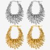 European And American Entry Lux Big Circle Earrings Women's High-grade Personalized Minority Design Geometric