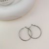 Gold Small Circle Fashion Exaggerated Earrings