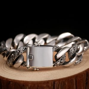 Retro Personalized Smoky Rain Retro Hip Hop Bracelet Motorcycle Men