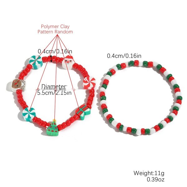 European And American New Christmas Bracelet Pendant