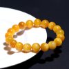 Natural Jadified Golden Tigerite Ball Bracelet