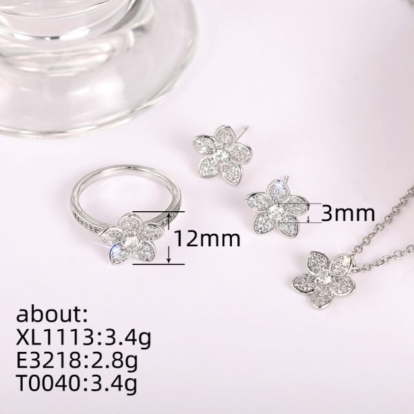Flower Flower Set Of Ornaments Jewelry