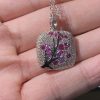 Romantic 925 Sterling Silver Women's Jewelry Set