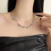 Asterism Bubble Irregular Metal Cold Style Hip Hop Men And Women Clavicle Chain