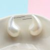 Acrylic Earrings Water Drop Nacrolacquer