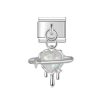 Stainless Steel Module Bracelet With Personalized Design Pendant Bracelet