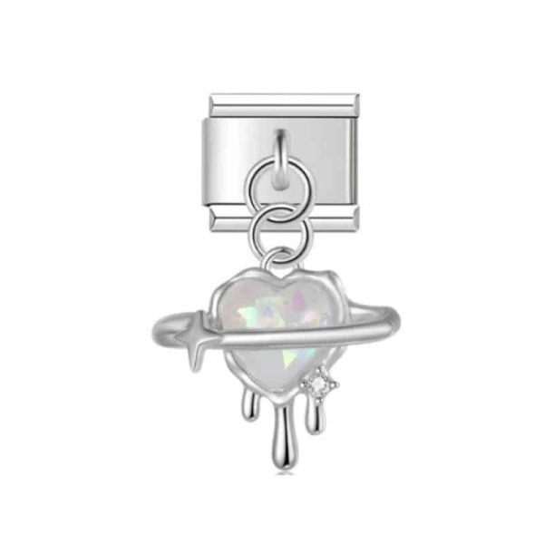 Stainless Steel Module Bracelet With Personalized Design Pendant Bracelet