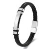 European And American Popular Simplicity Men's Weaving Leather Bracelet