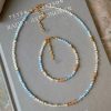 Natural Crystal String Beads Women's Necklace Bracelet