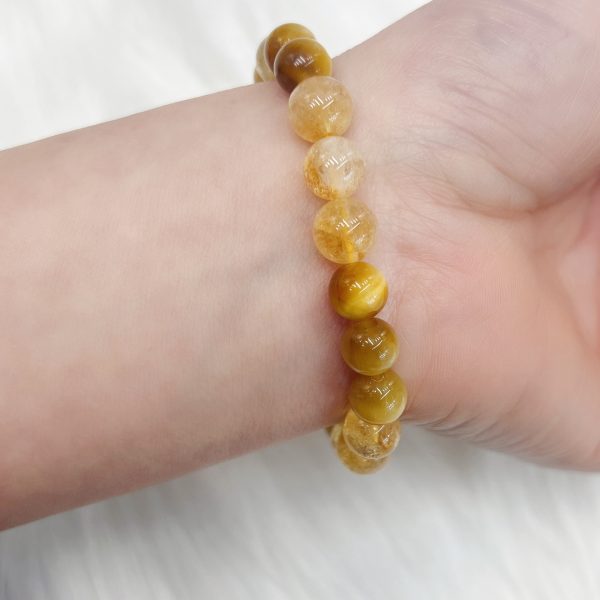 Handmade Women's Bracelet Natural Citrine Bracelet
