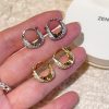 925 Silver Needle High-grade Zircon Earrings For Women