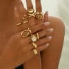 Personality Geometry Special-interest Design High-grade Ring